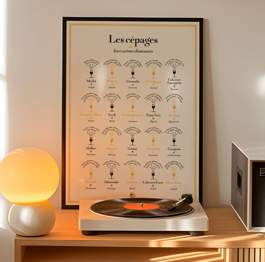 Les Cépages et leurs arômes dominants