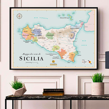 Carte des Vins de Sicile