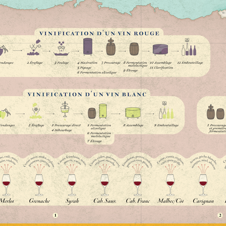 Carte des Vins de France XL