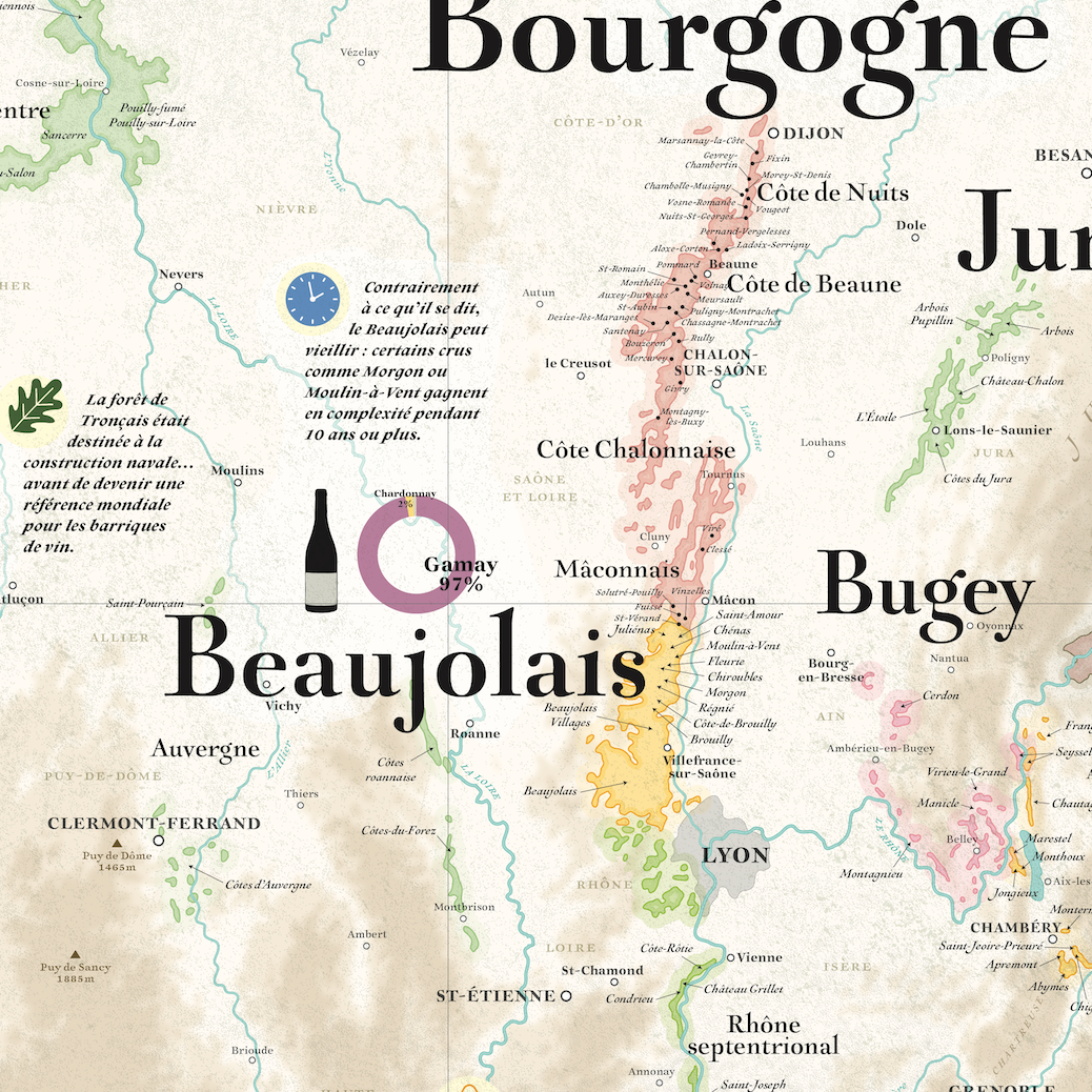 Carte des Vins de France XL