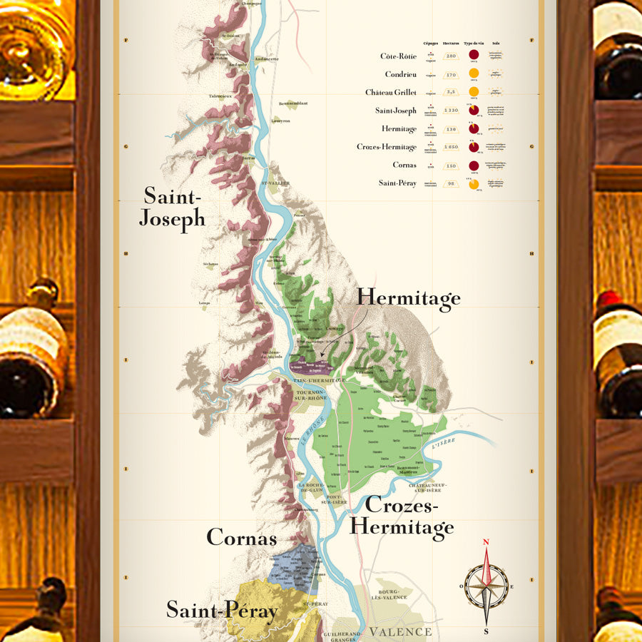 carte vins rhone nord septentrional
