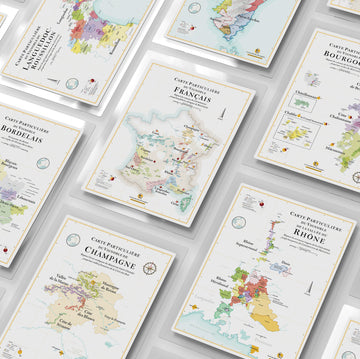 Le Pack Tour de France - 13 Cartes des Vins