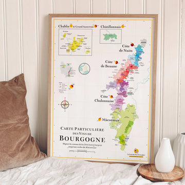 La Carte des Vins de Bourgogne