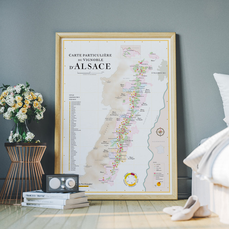 carte vins alsace