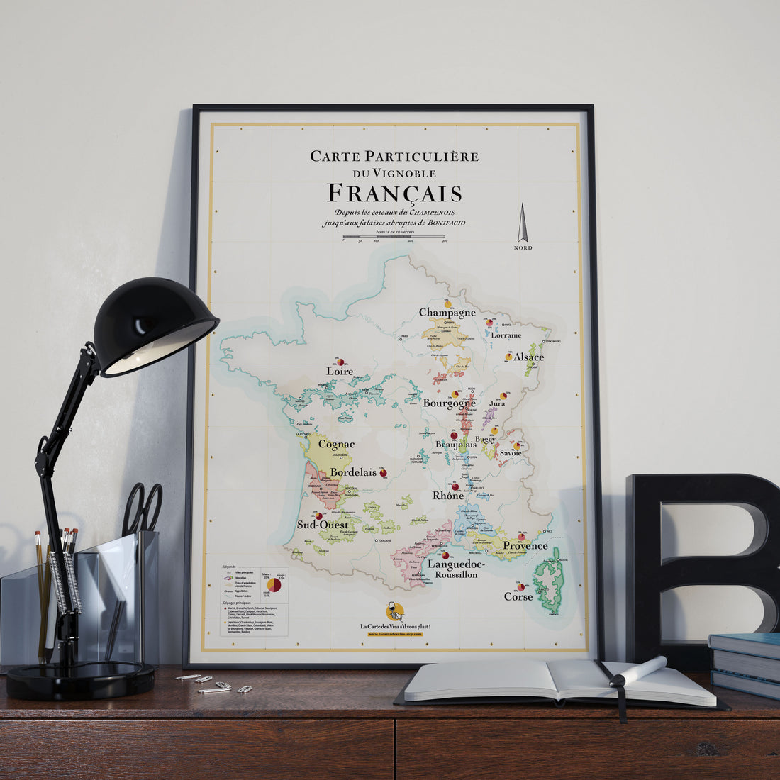 Wine Map of France