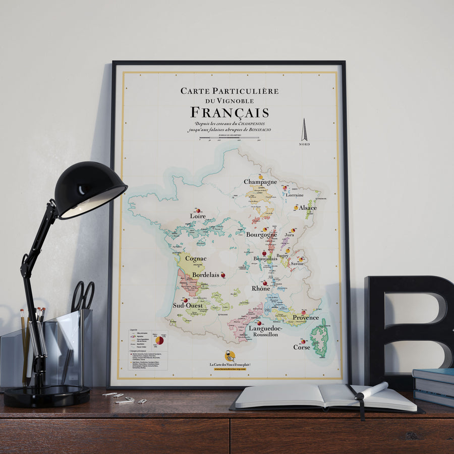 Wine Map of France