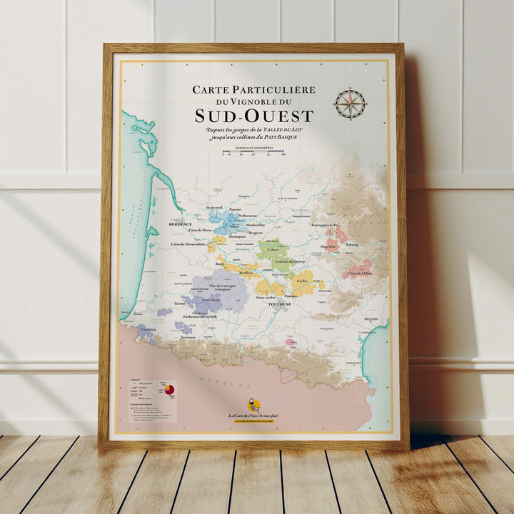 carte vin sud-ouest