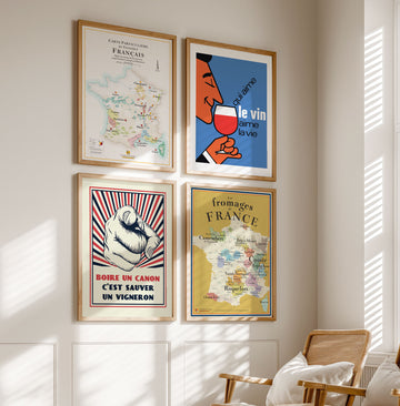 Le Pack Epicurien (4 affiches 50 x 70 cm)