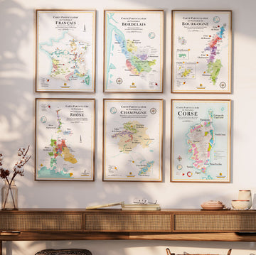 Le Pack Tour de France - 13 Cartes des Vins