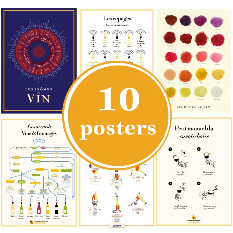 The Wine Lover Pack - 10 Posters (-50%)