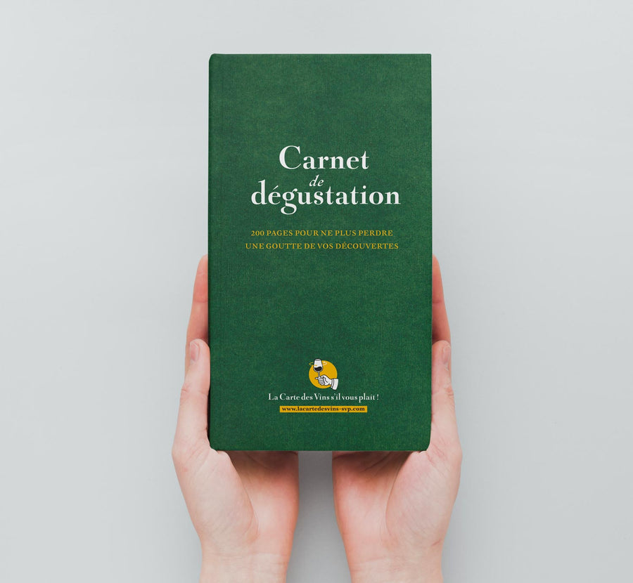 Le Carnet de dégustation de vin (200 pages + livre de cave)