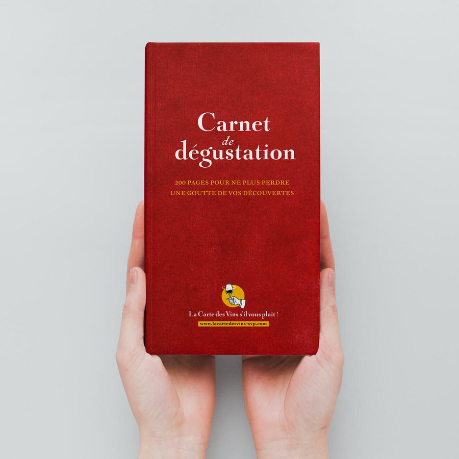 Le Carnet de dégustation de vin (200 pages + livre de cave)