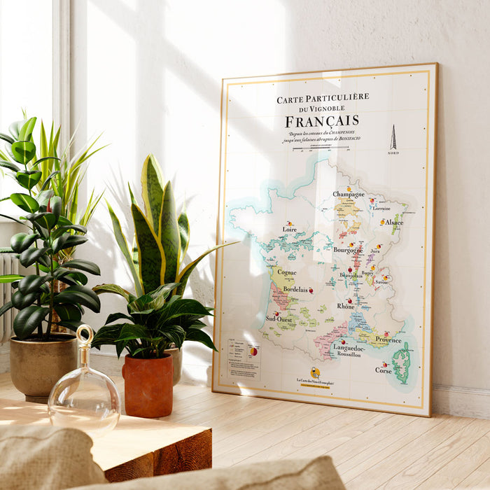 la carte des vins s'il vous plaît Carte des Vins de France - XL
