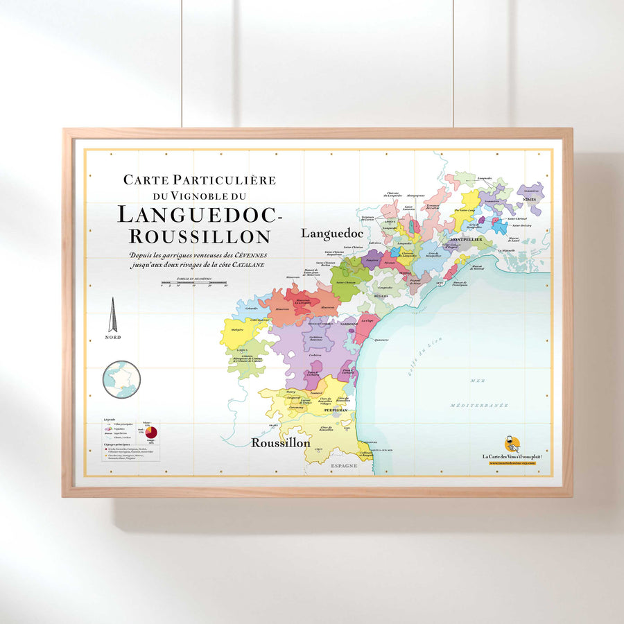 carte vins languedoc roussillon