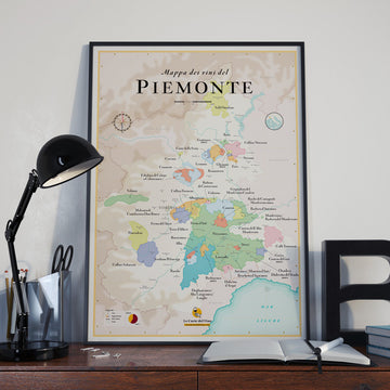 Wine Map of Piedmont