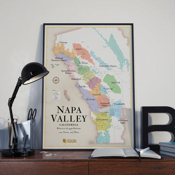 Carte des Vins de la Napa Valley
