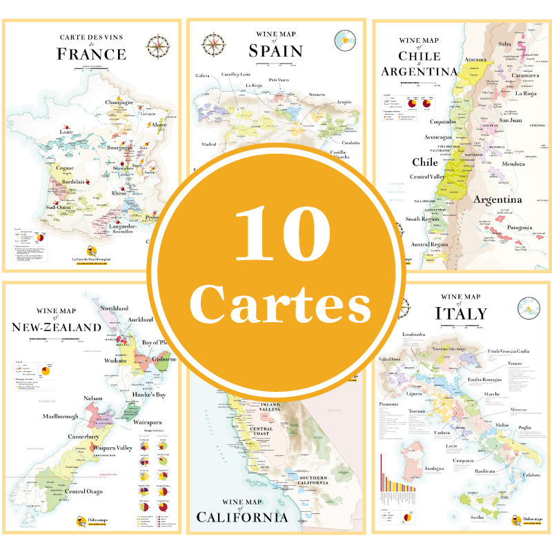 Le Pack Tour du Monde - 10 Cartes (-50%)