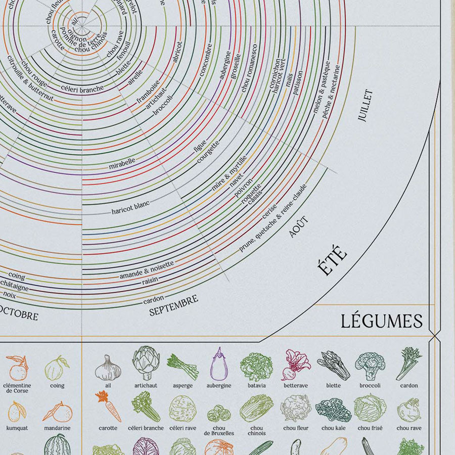 Calendrier des Fruits & légumes