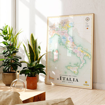 Carte des Vins d'Italie - XL