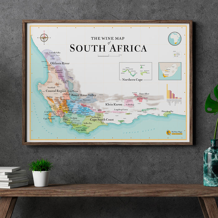 la carte des vins s'il vous plaît Carte des Vins d' Afrique du Sud