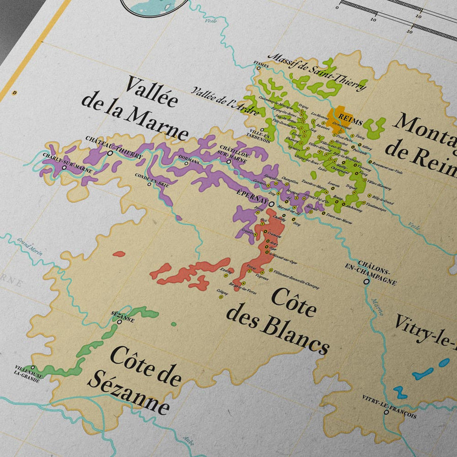 Wine Map of Champagne